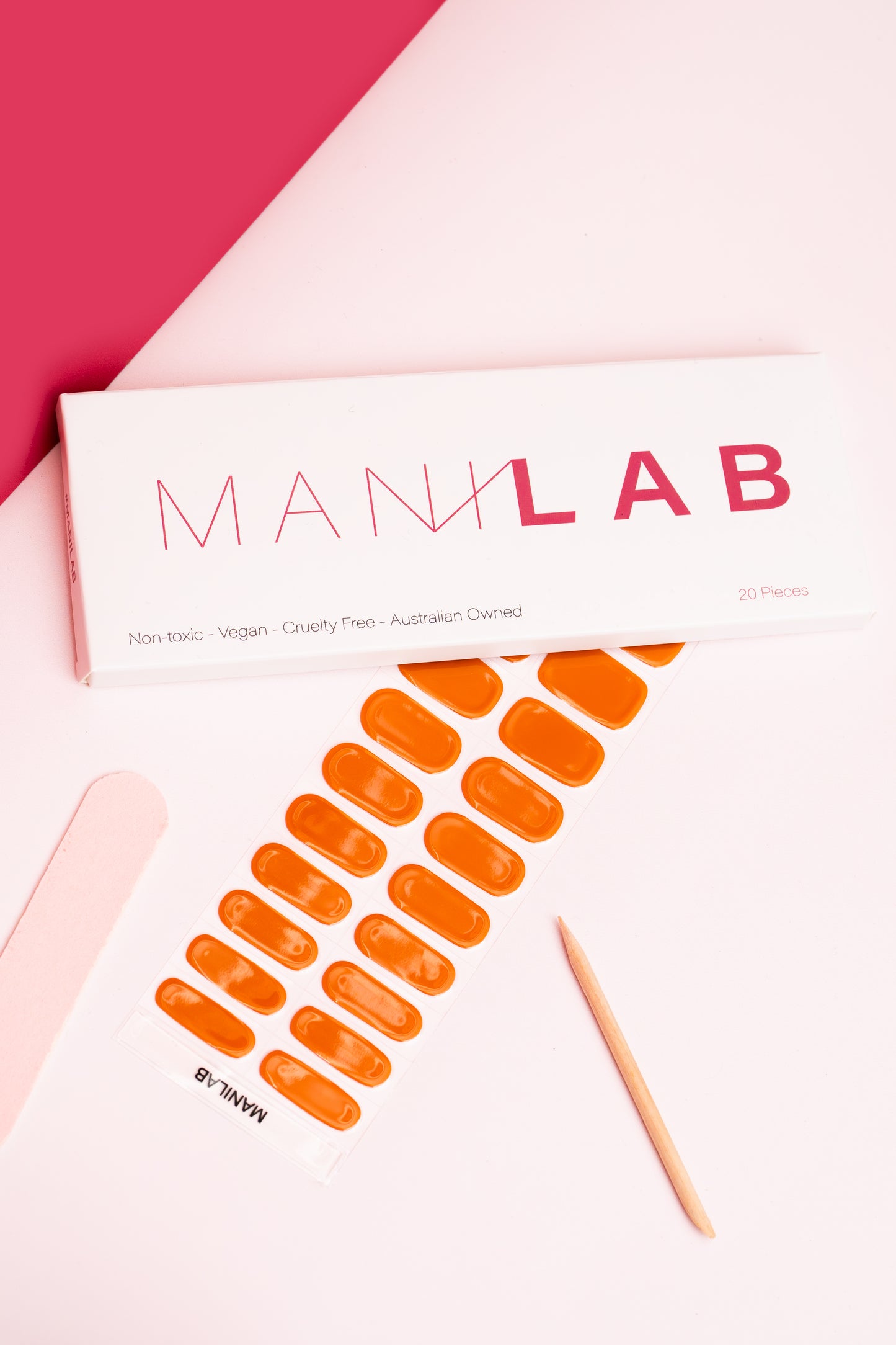 Flaming Desert Semi-Cured Gel Nail Stickers | MANILAB