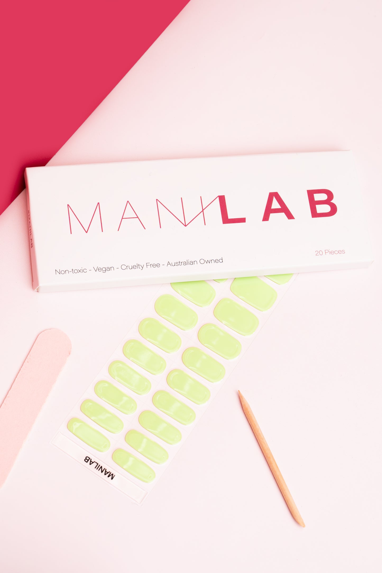 Pistachio Delight Semi-Cured Gel Nail Stickers | MANILAB