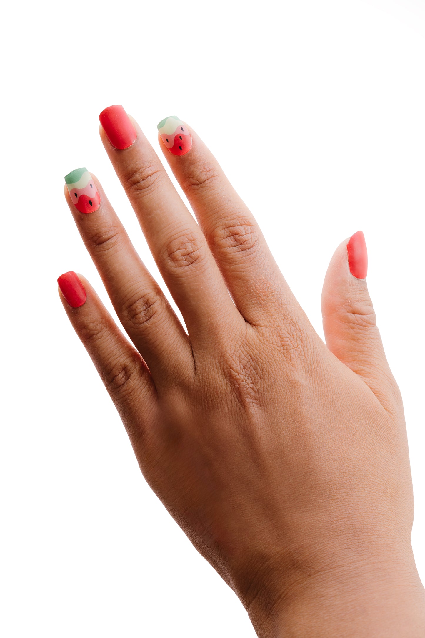 Watermelon Semi-cured Gel Nail Wraps | MANILAB