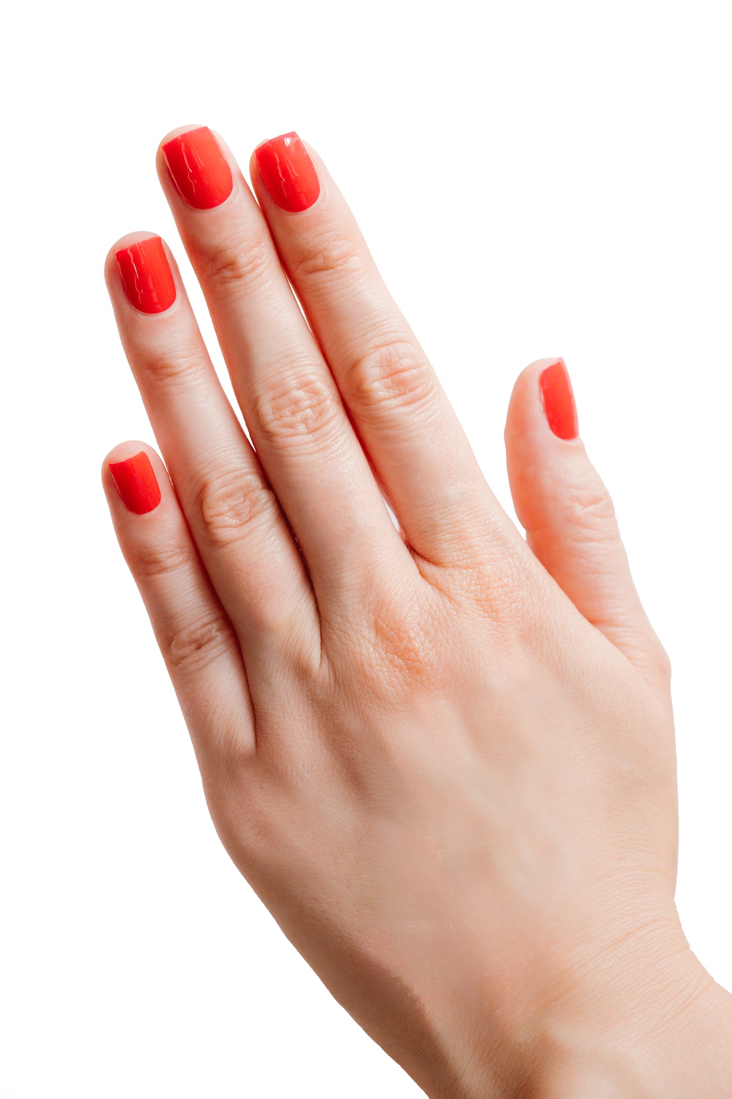 Cherry Red Semi-Cured Gel Nail Stickers | MANILAB