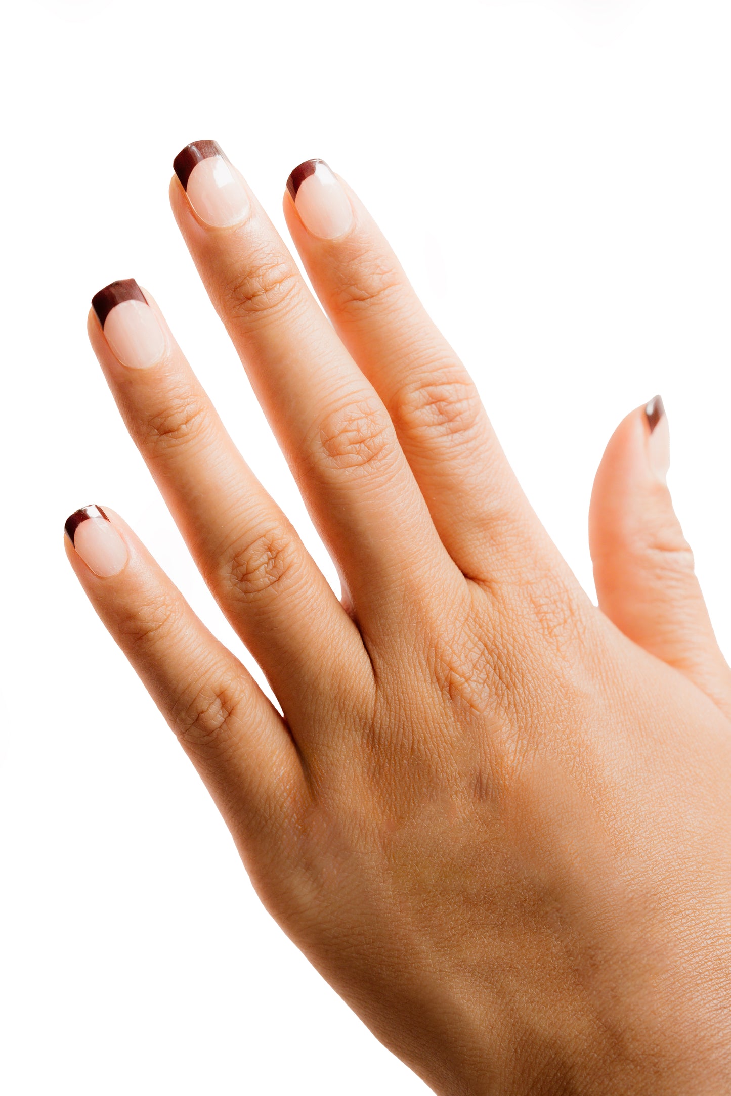 Wine Tip Semi-cured Gel Nail Wraps | MANILAB