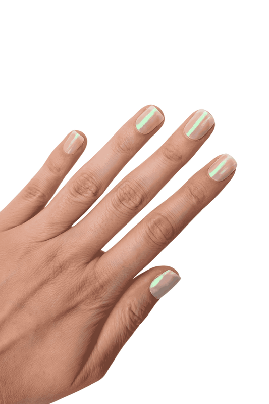 Pink Glazed Semi-cured Gel Nail Wraps | MANILAB