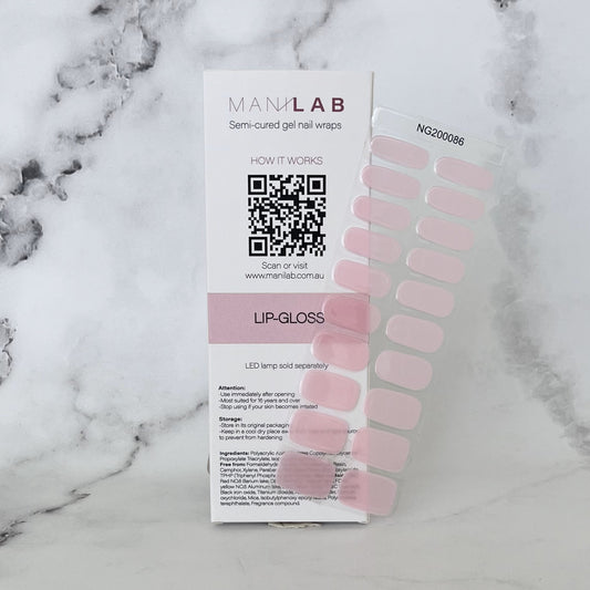 Lip-gloss Semi-Cured Gel Nail Stickers | MANILAB